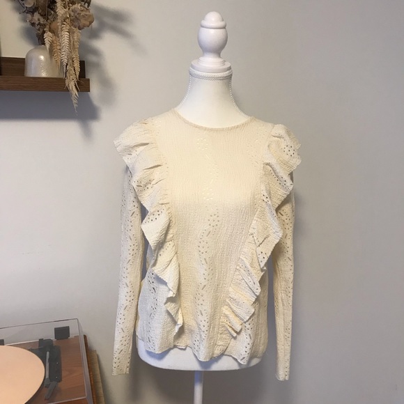 Mango cotton boho blouse - Picture 1 of 7